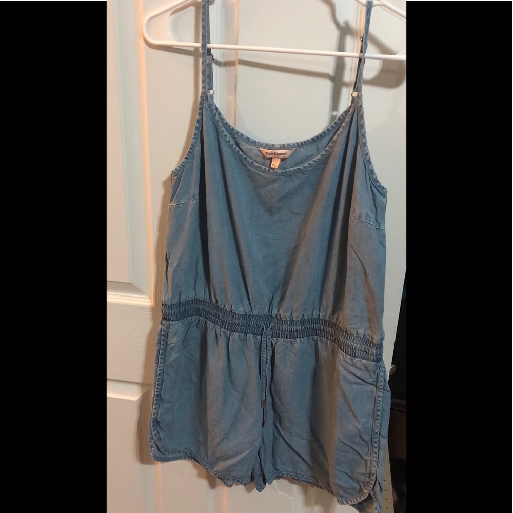 Juicy culture denim romper 💕⭐️make an offer⭐️